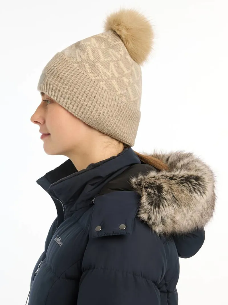 LeMieux LM Beanie in Stone-1