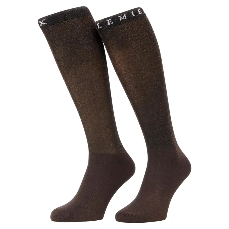 LeMieux Brilliance Competition Socks in Brown