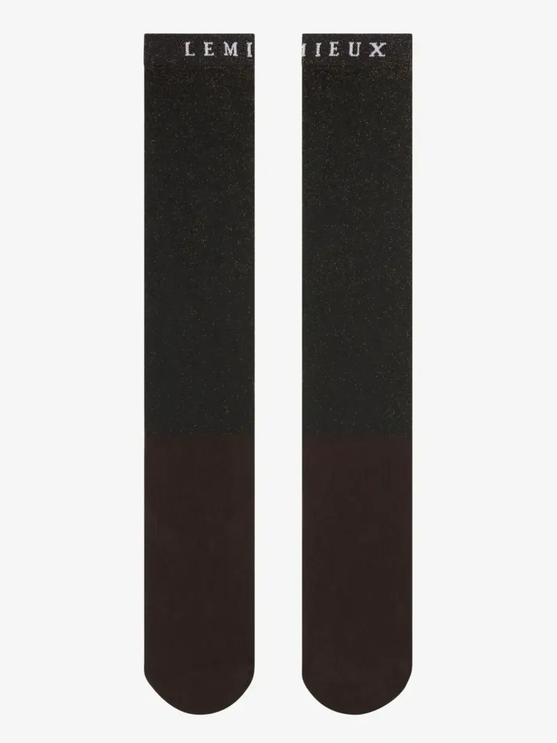 LeMieux Brilliance Competition Socks in Brown-1