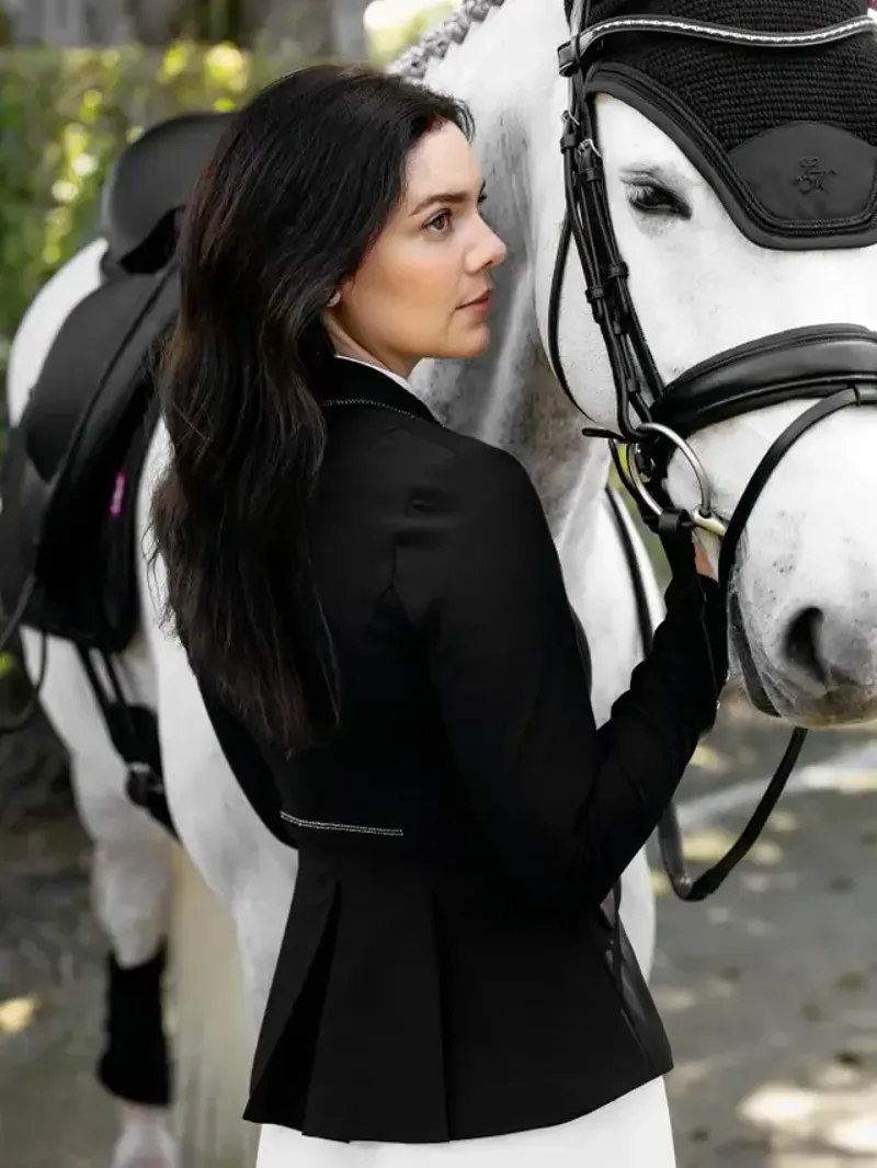 LeMieux Brilliance Diana Show Jacket Ladies in Black-4