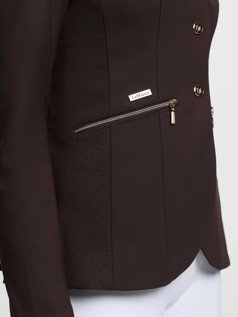 LeMieux Brilliance Junior Pro Show Jacket in Espresso-5