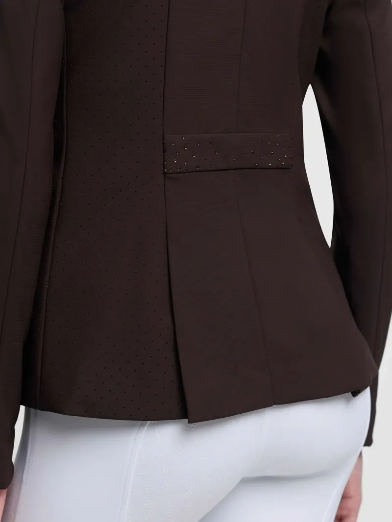 LeMieux Brilliance Junior Pro Show Jacket in Espresso-6