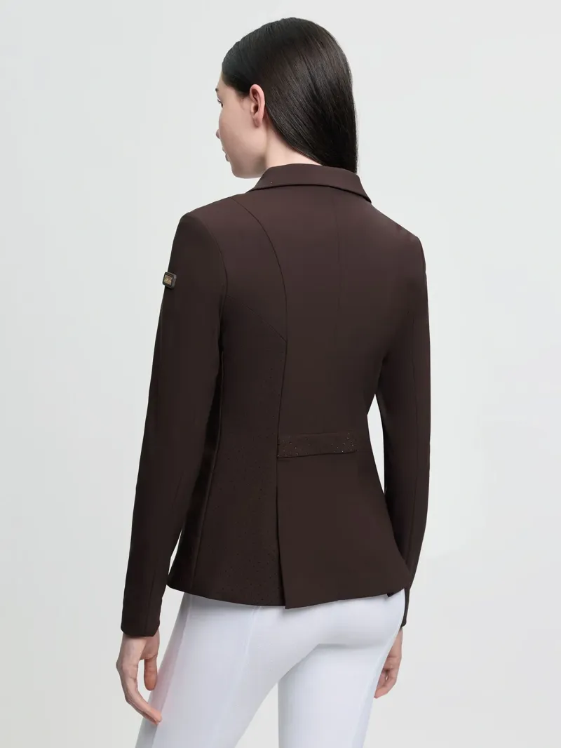 LeMieux Brilliance Junior Pro Show Jacket in Espresso-2