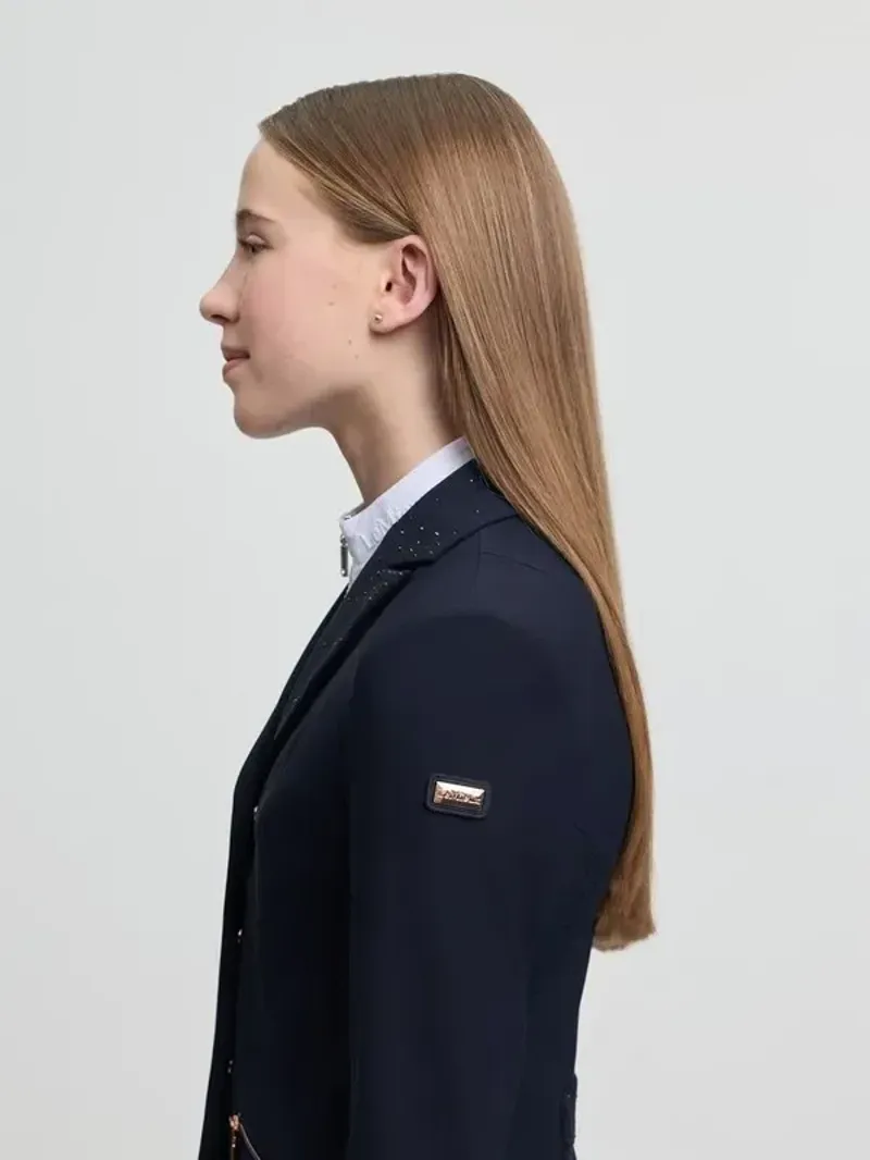 LeMieux Brilliance Junior Pro Show Jacket in Navy-2