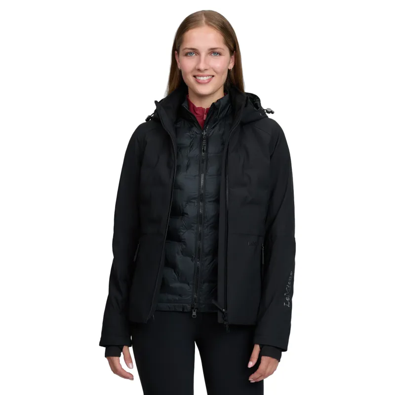 LeMieux Brooke 3 in 1 Waterproof Hybrid Jacket Ladies in Black