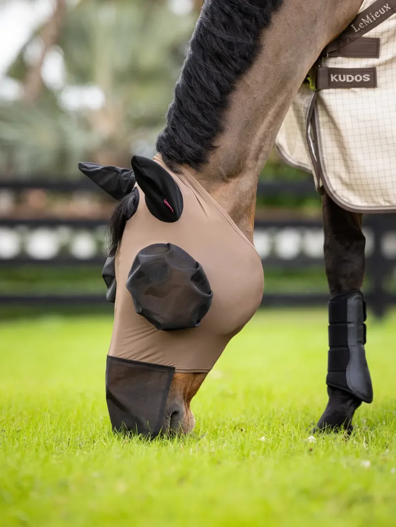 LeMieux Bug Relief Full Mask in Walnut-1