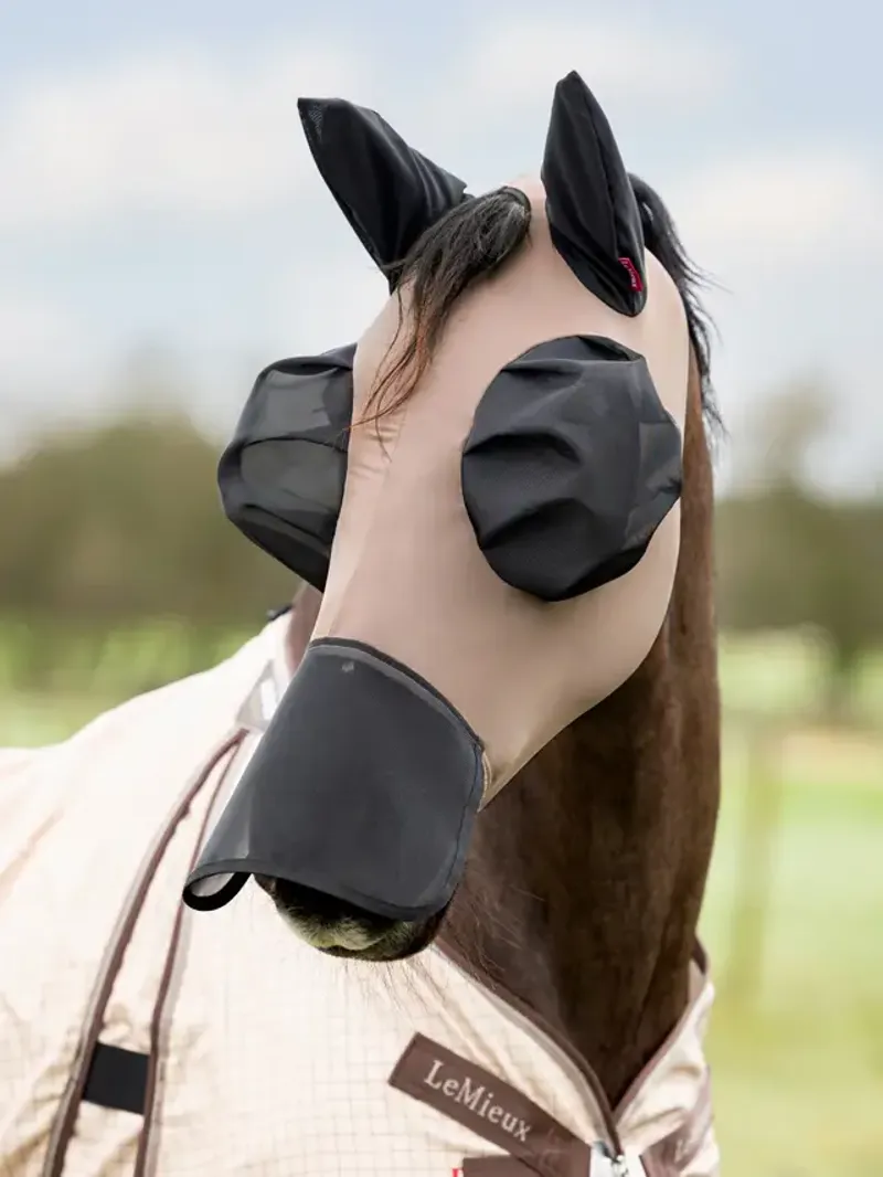 LeMieux Bug Relief Full Mask in Walnut