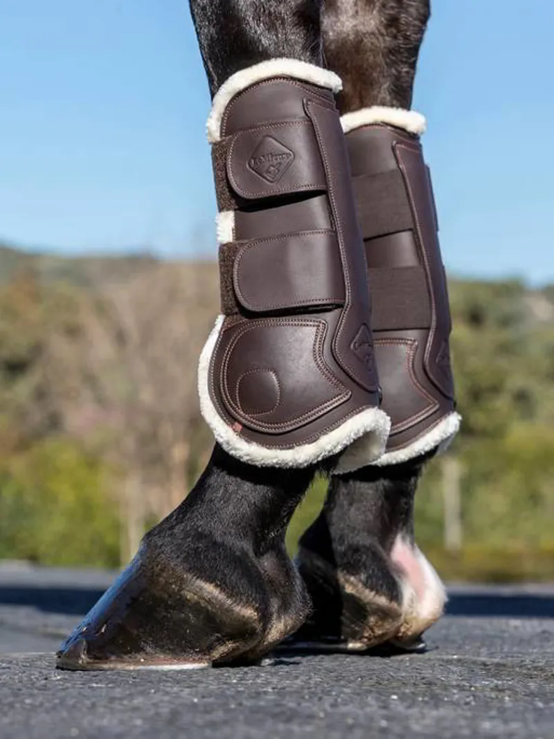 LeMieux Capella Comfort Tendon Boots in Brown-6
