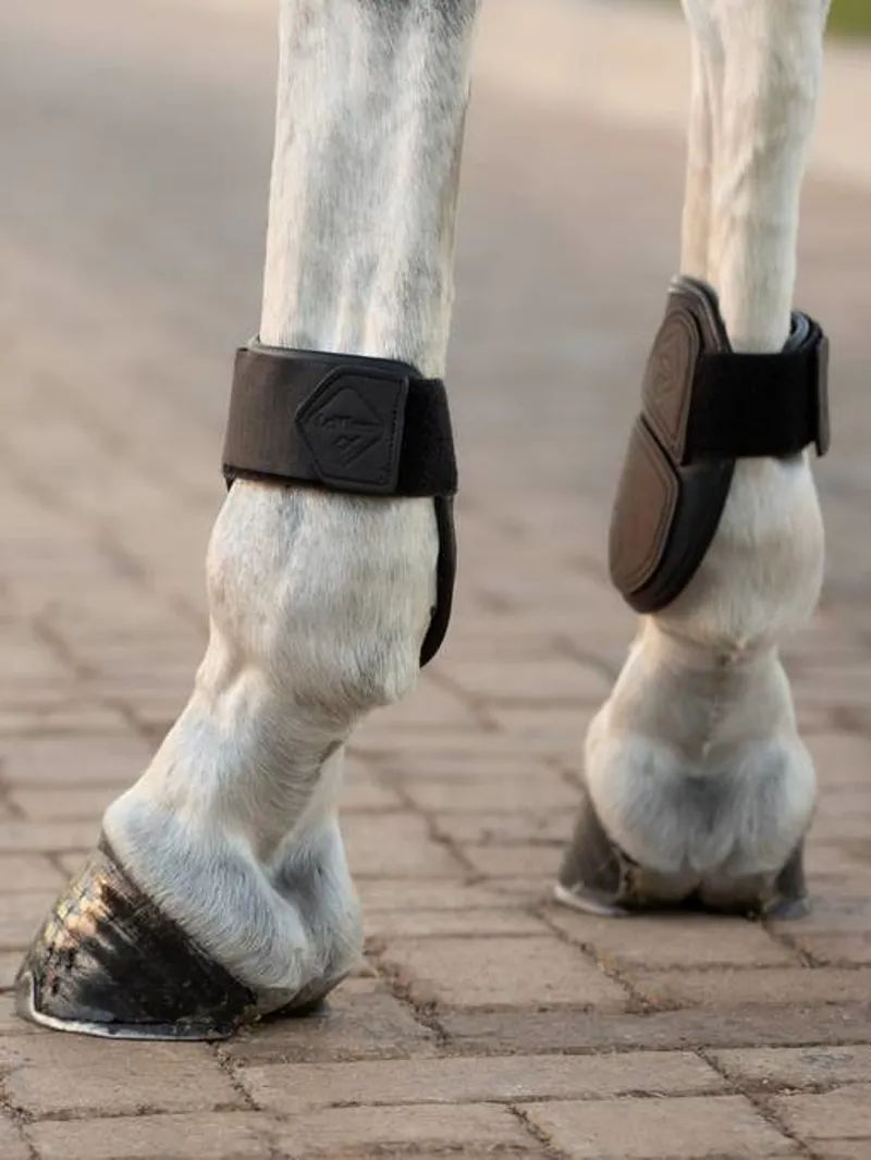 LeMieux Capella Fetlock Boots in Black-3