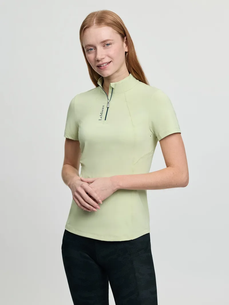 LeMieux Classique Short Sleeve Base Layer Ladies in Macaron-1