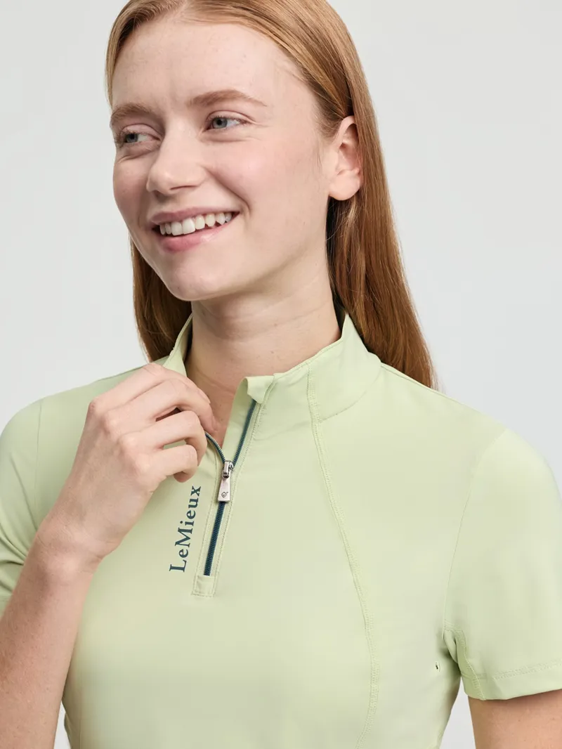 LeMieux Classique Short Sleeve Base Layer Ladies in Macaron-4