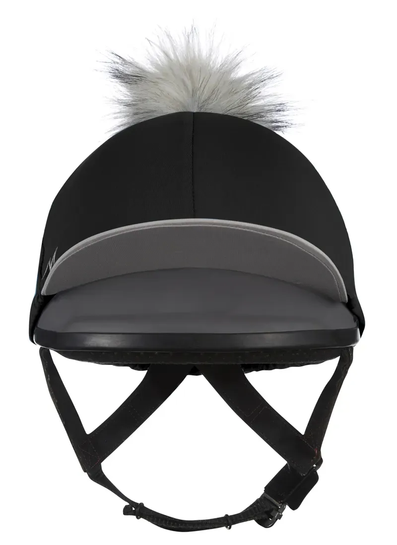 LeMieux Classique Pom Hat Silk in Black-3