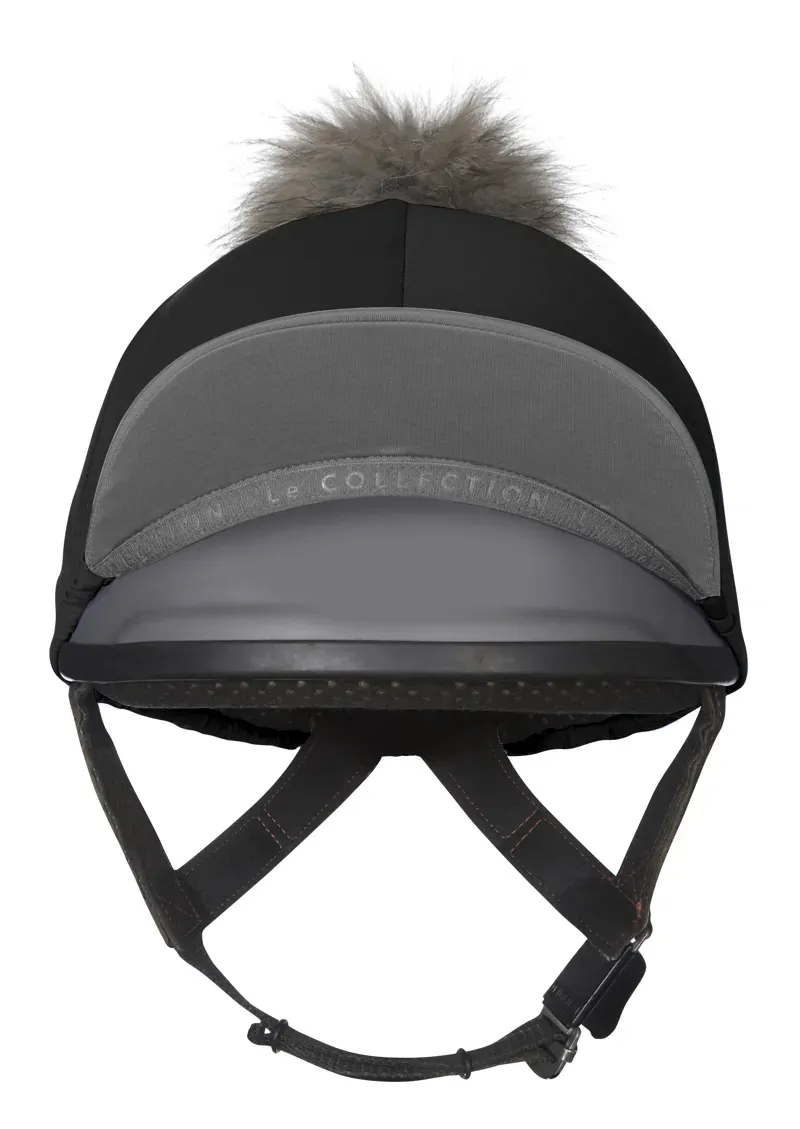 LeMieux Classique Pom Hat Silk in Black-4