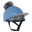 LeMieux Classique Pom Hat Silk in Ice Blue