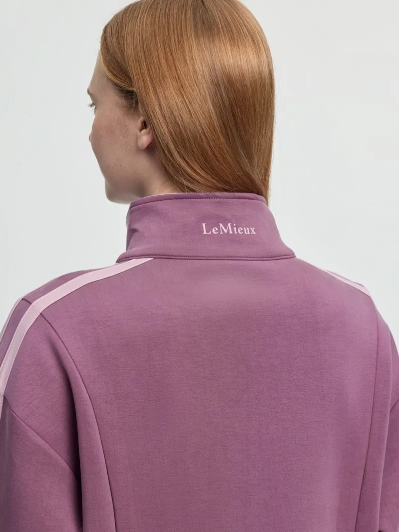 LeMieux Connie Half Zip Sweat Ladies in Mallow-2