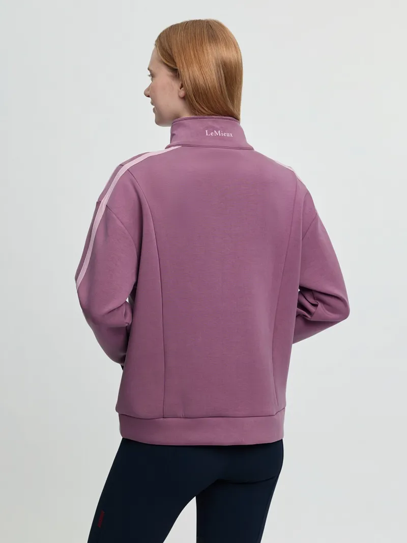 LeMieux Connie Half Zip Sweat Ladies in Mallow-4