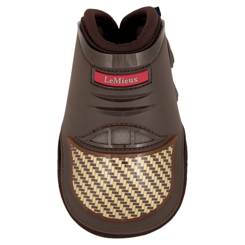 LeMieux Exo-Flex Fetlock Boot in Brown and Gold