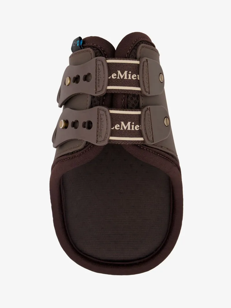 LeMieux Exo-Flex Fetlock Boot in Brown and Gold-1