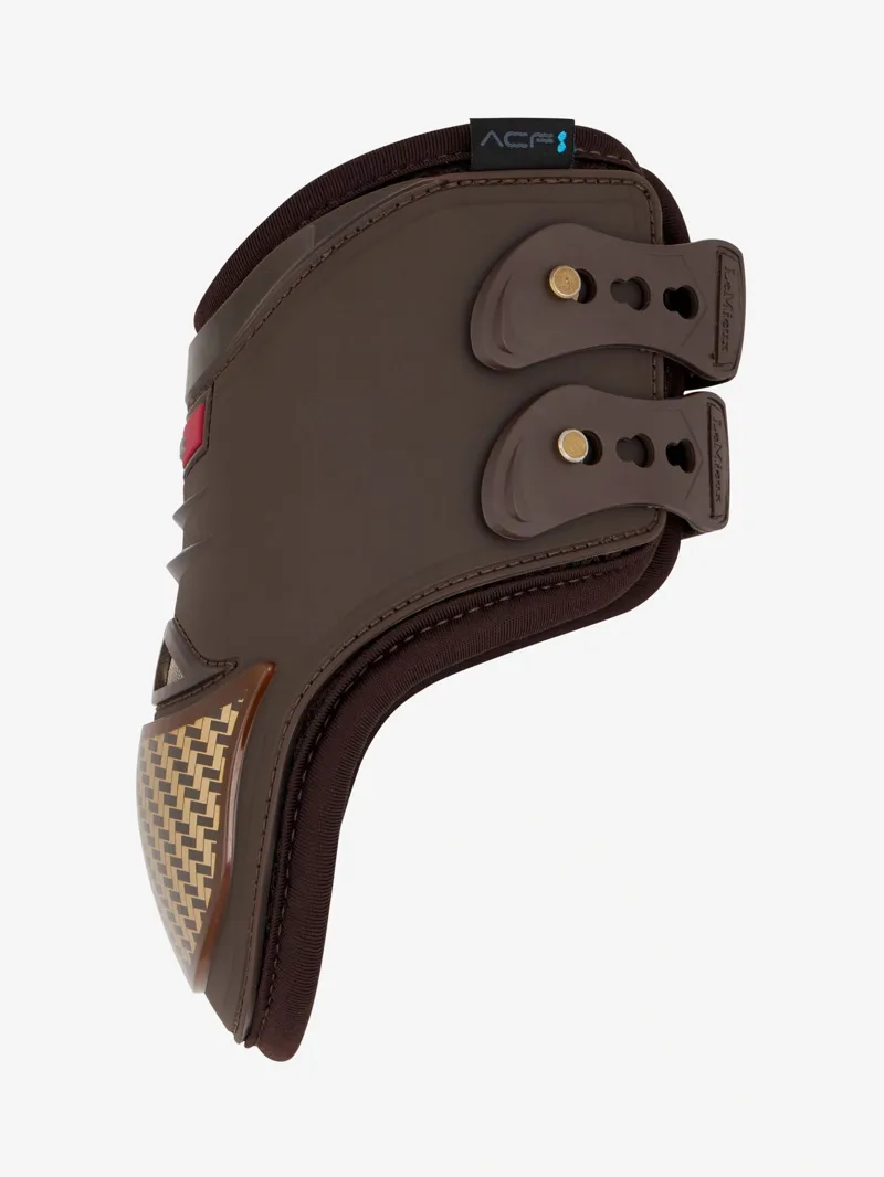 LeMieux Exo-Flex Fetlock Boot in Brown and Gold-2