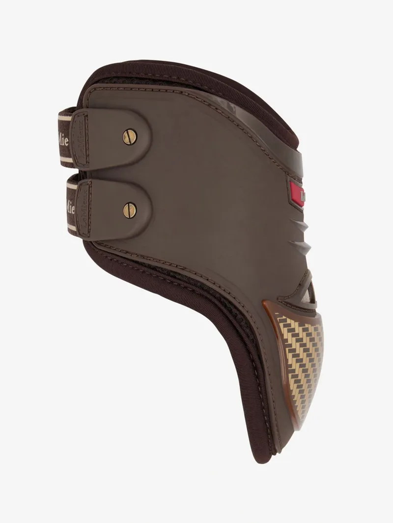 LeMieux Exo-Flex Fetlock Boot in Brown and Gold-3