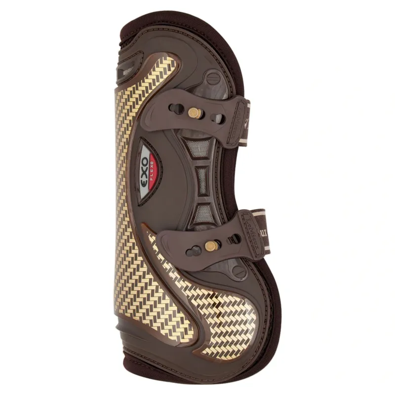 LeMieux Exo-Flex Tendon Boot in Black and Gold