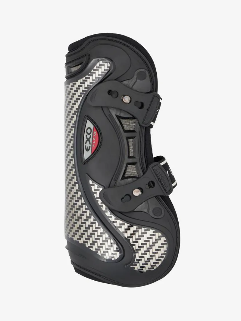 LeMieux Exo-Flex Tendon Boot in Black and Silver-1