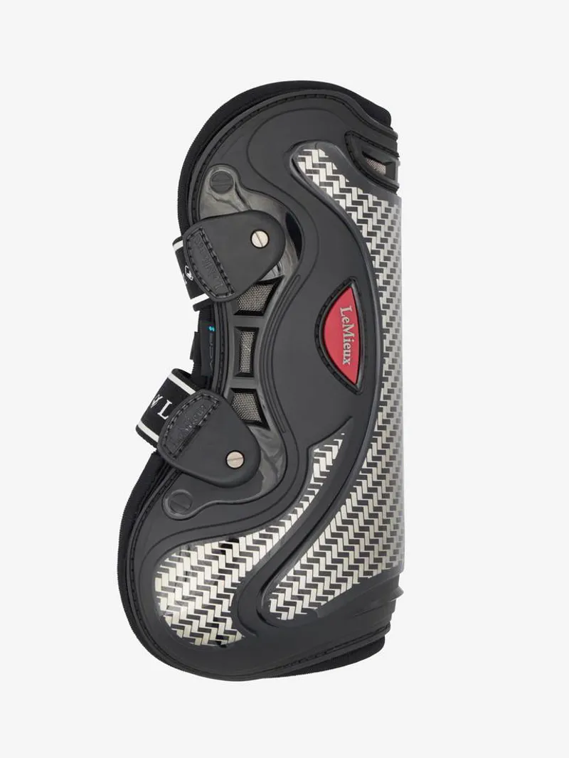 LeMieux Exo-Flex Tendon Boot - Black and Silver-2