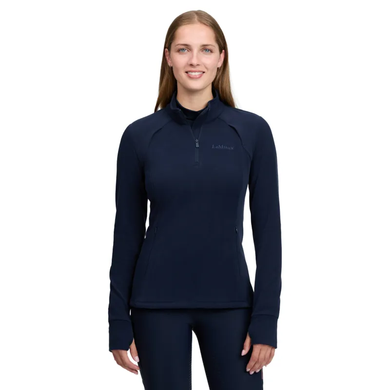 LeMieux Frances Quarter Zip Fleece Ladies in Navy