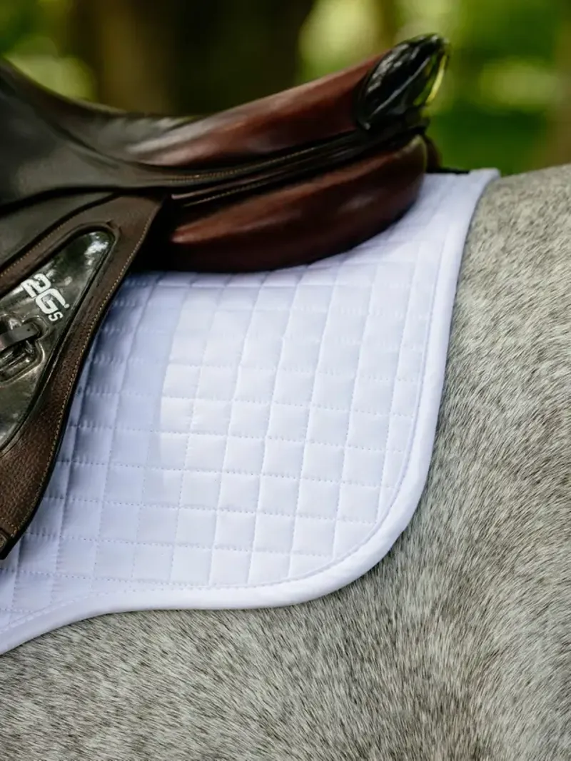 LeMieux Classic Suede GP Pad in White-2