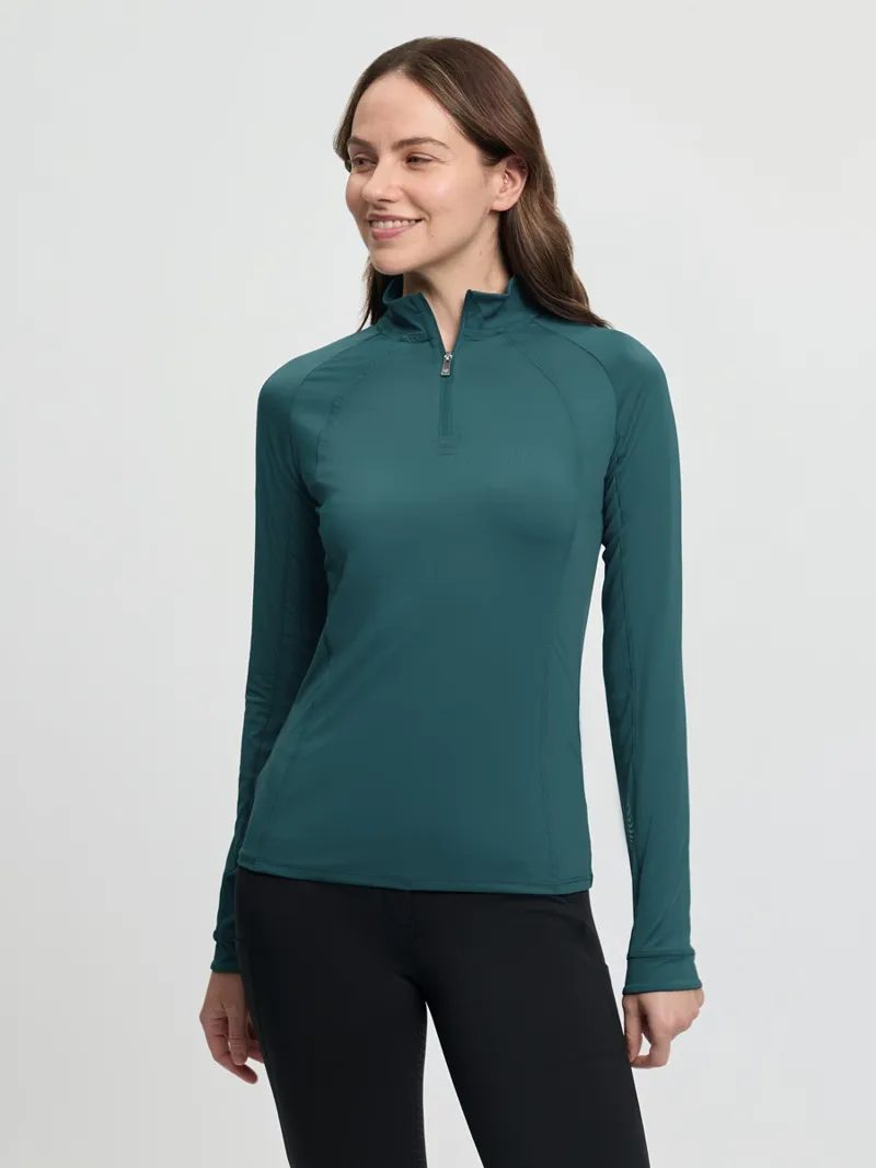 LeMieux Halle Lightweight Base Layer Ladies in Jungle-6