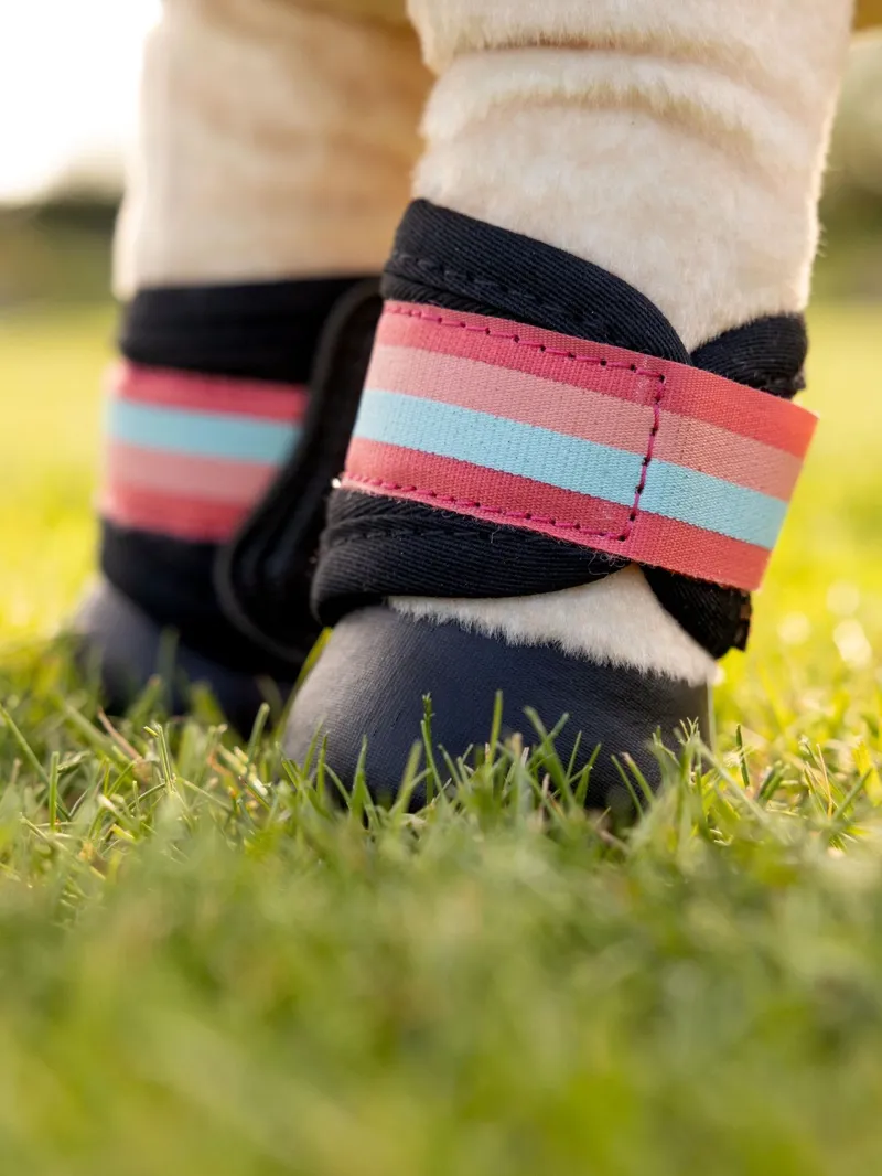 LeMieux Harlow Toy Pony Grafter Boots in Coral Crush-1