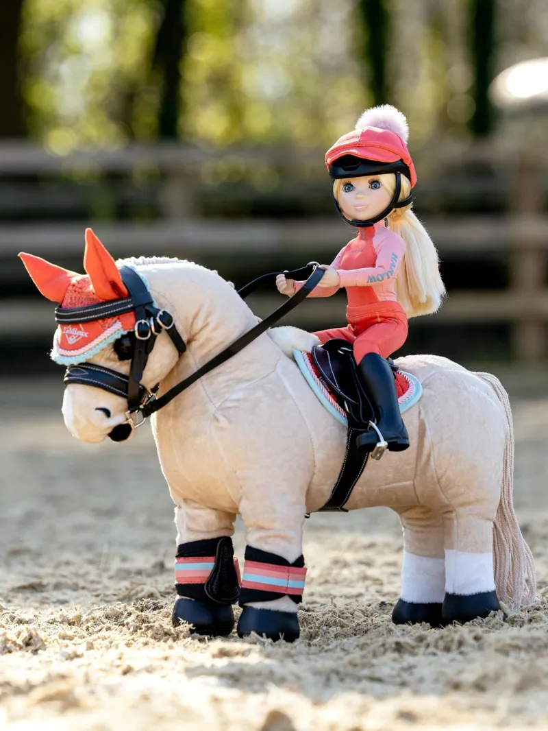 LeMieux Harlow Toy Pony Pad in Coral Crush-1
