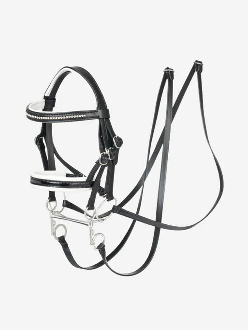 LeMieux Hobby Horse Double Bridle in Black