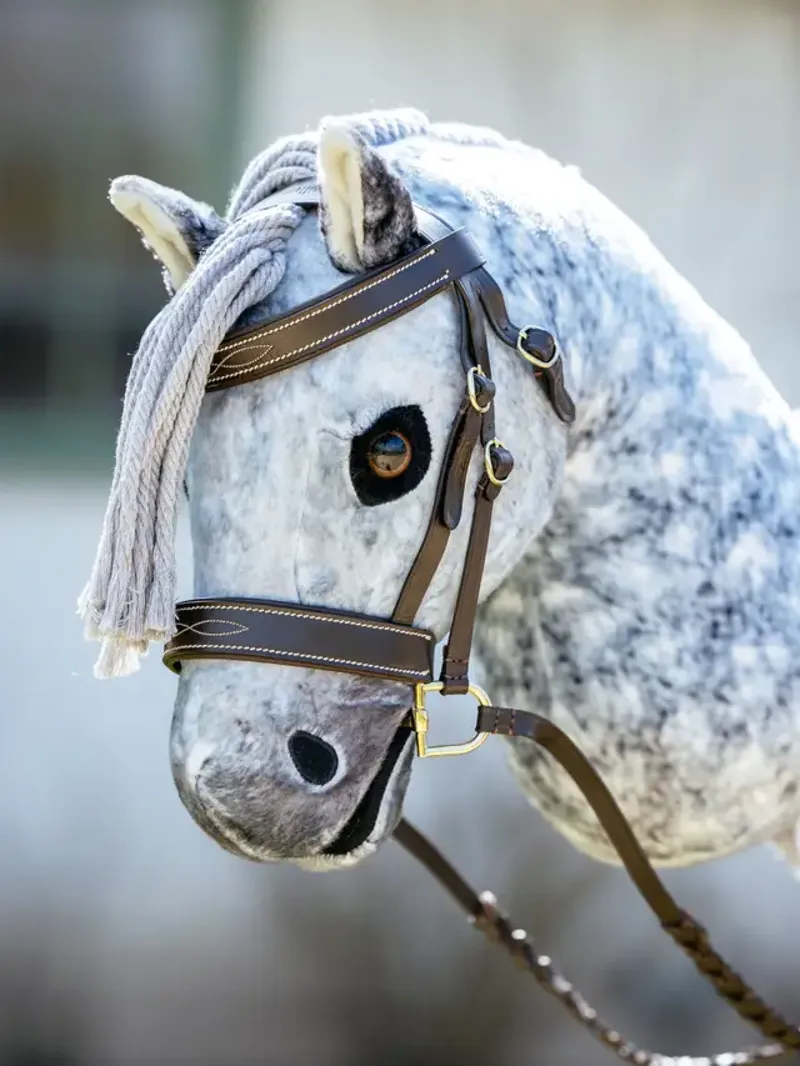 LeMieux Hobby Horse Hunter Bridle in Brown-1