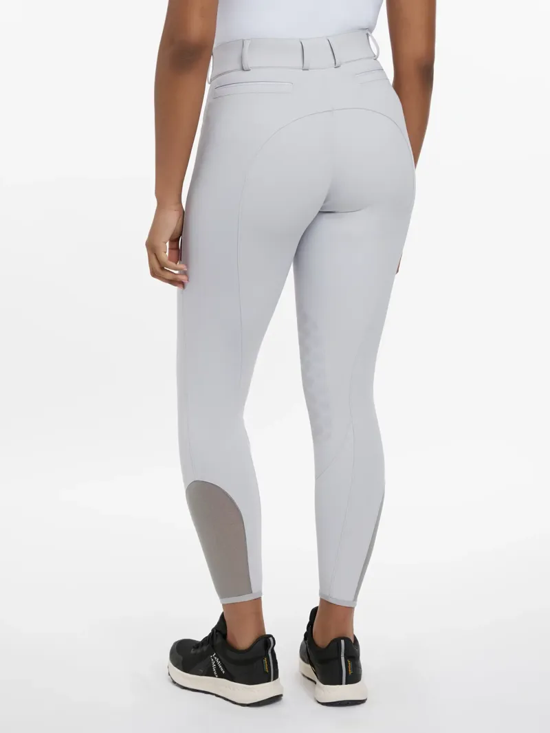 LeMieux Imogen Knee Grip Breeches in Light Grey-2
