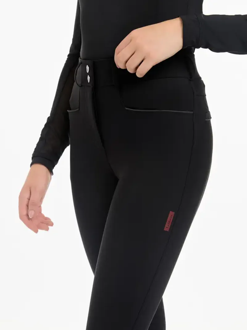 LeMieux Isabelle Knee Grip Breeches Ladies in Black-3
