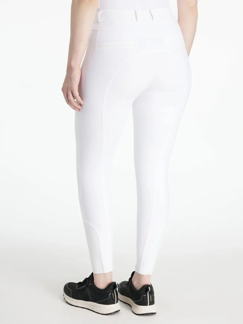 LeMieux Isabelle Ladies Full Seat Breeches Ladies in White-3