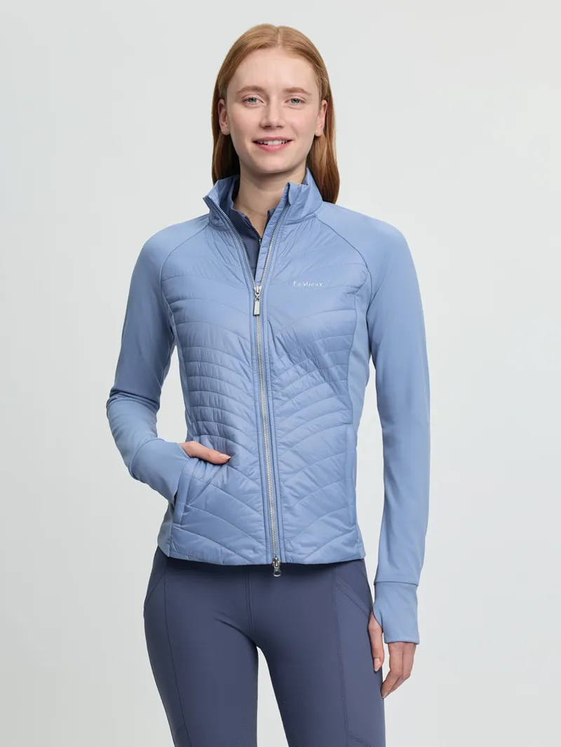 LeMieux Juliette Jacket Ladies in Powder Blue-2