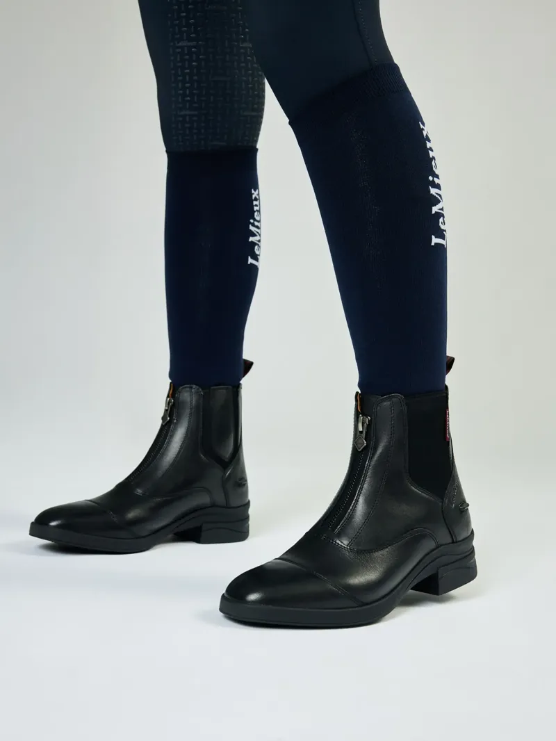 LeMieux Zip Paddock Boot Juniors in Black-3