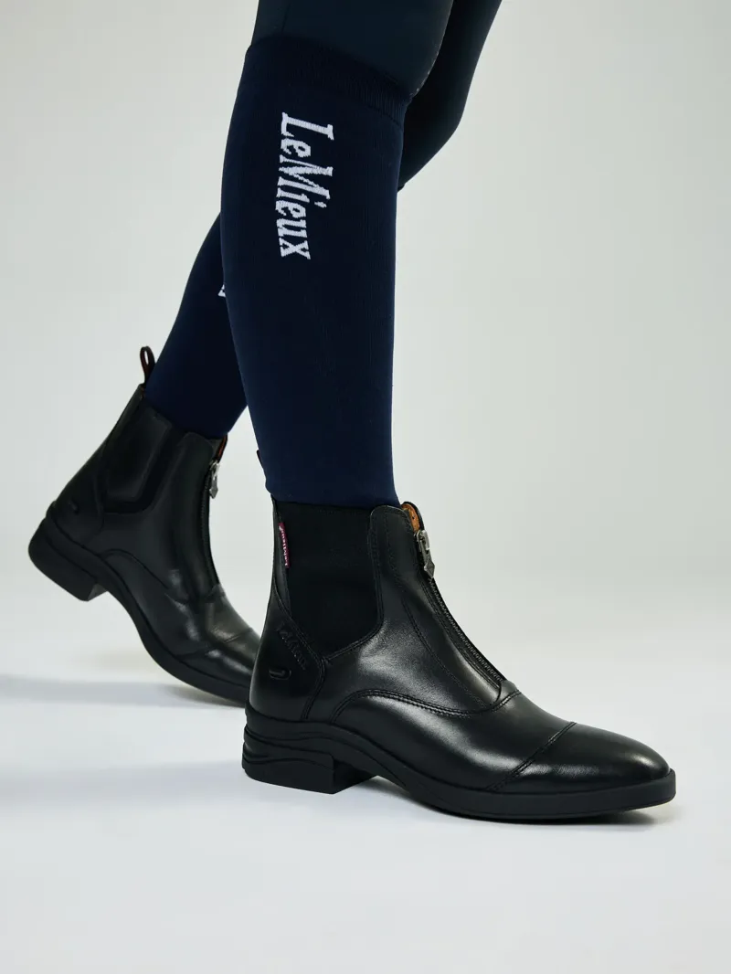 LeMieux Zip Paddock Boot Juniors in Black