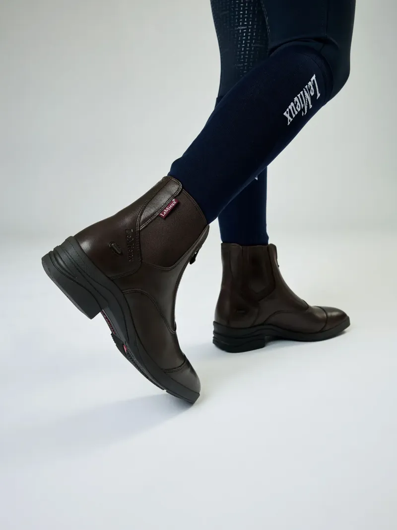 LeMieux Zip Paddock Boot Juniors in Brown-2