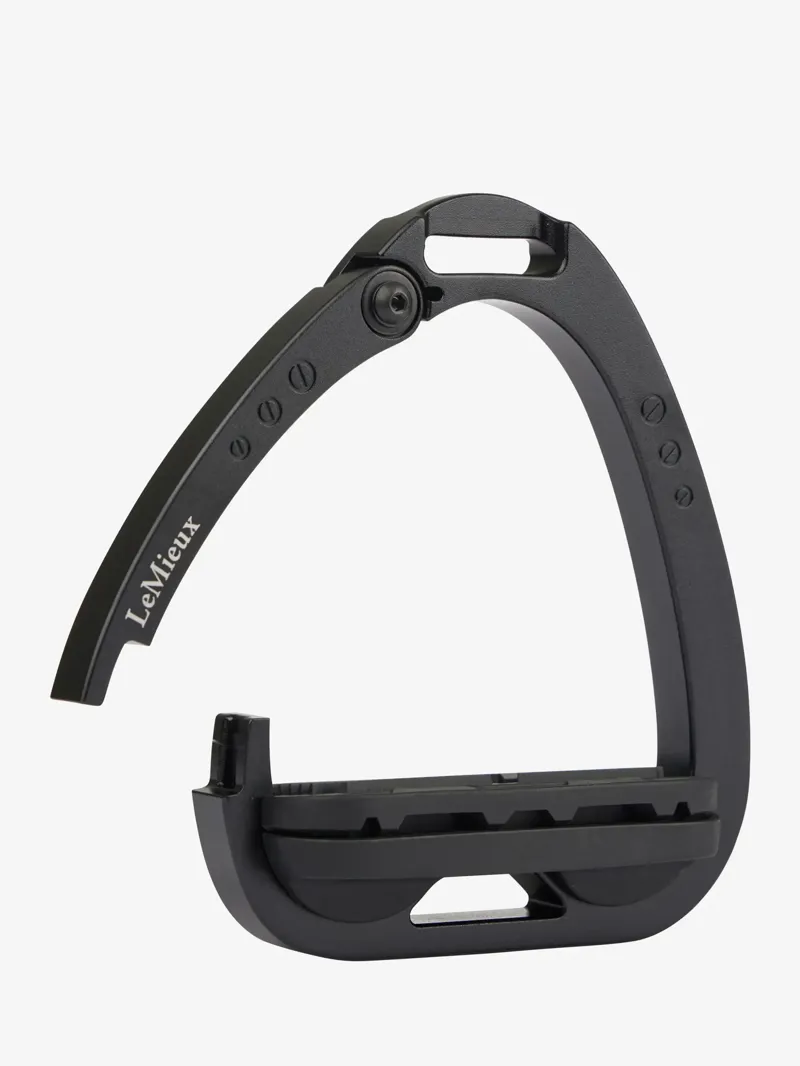 LeMieux Junior Vector Balance Stirrups in Black-4