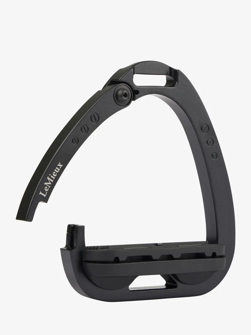 LeMieux Junior Vector Balance Stirrups in Black-3