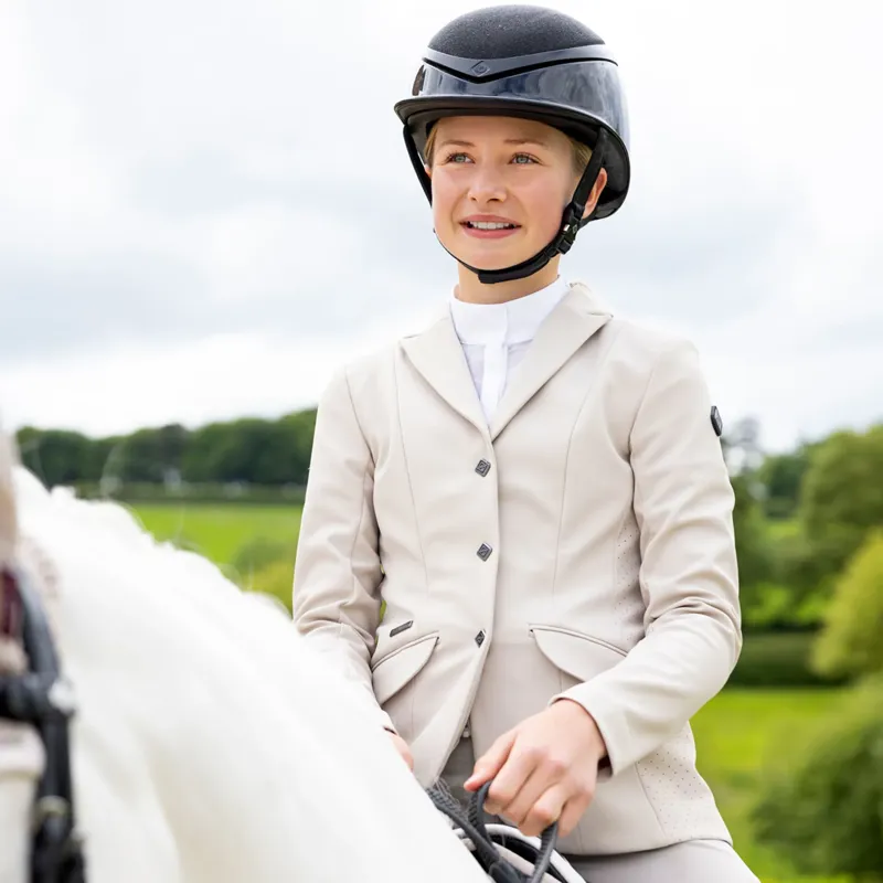 LeMieux Young Rider Kennedy Show Jacket in Stone-4