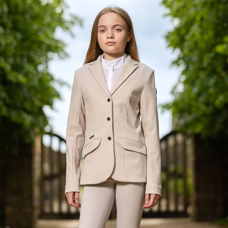 LeMieux Young Rider Kennedy Show Jacket in Stone-5