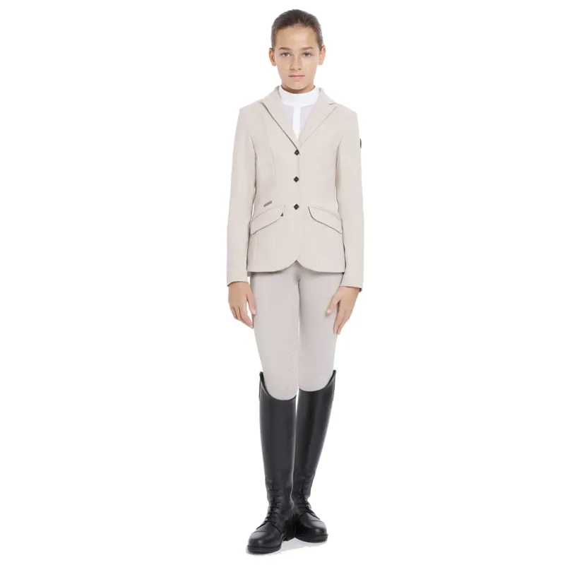 LeMieux Young Rider Kennedy Show Jacket in Stone-2