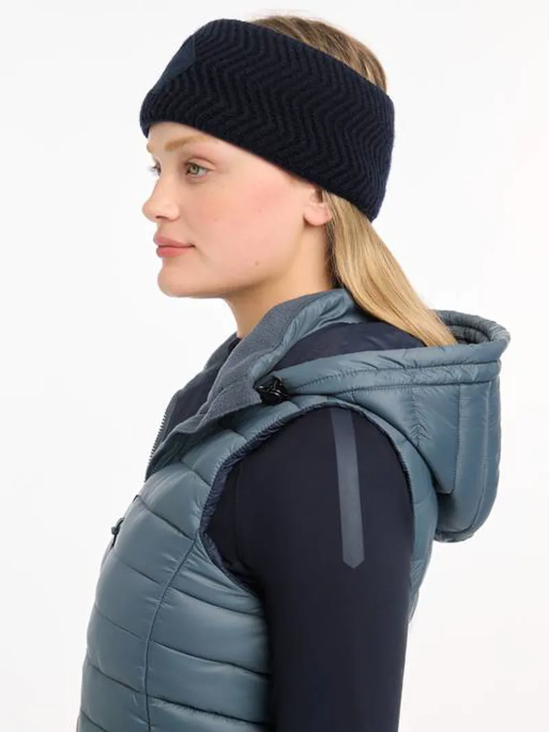 LeMieux Lila Headband in Navy-1