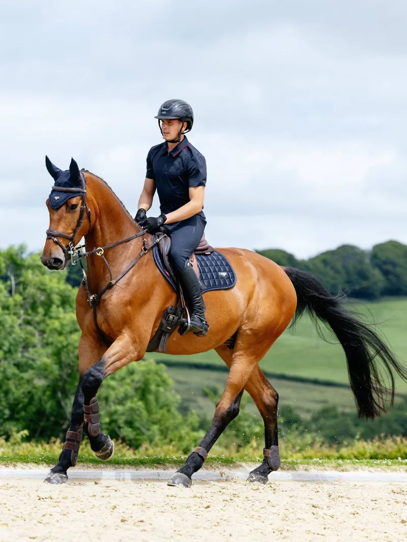 LeMieux Loire Close Contact Square in Navy-1