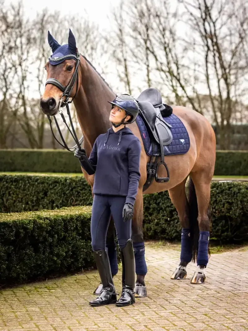 LeMieux Loire Dressage Square in Navy-4