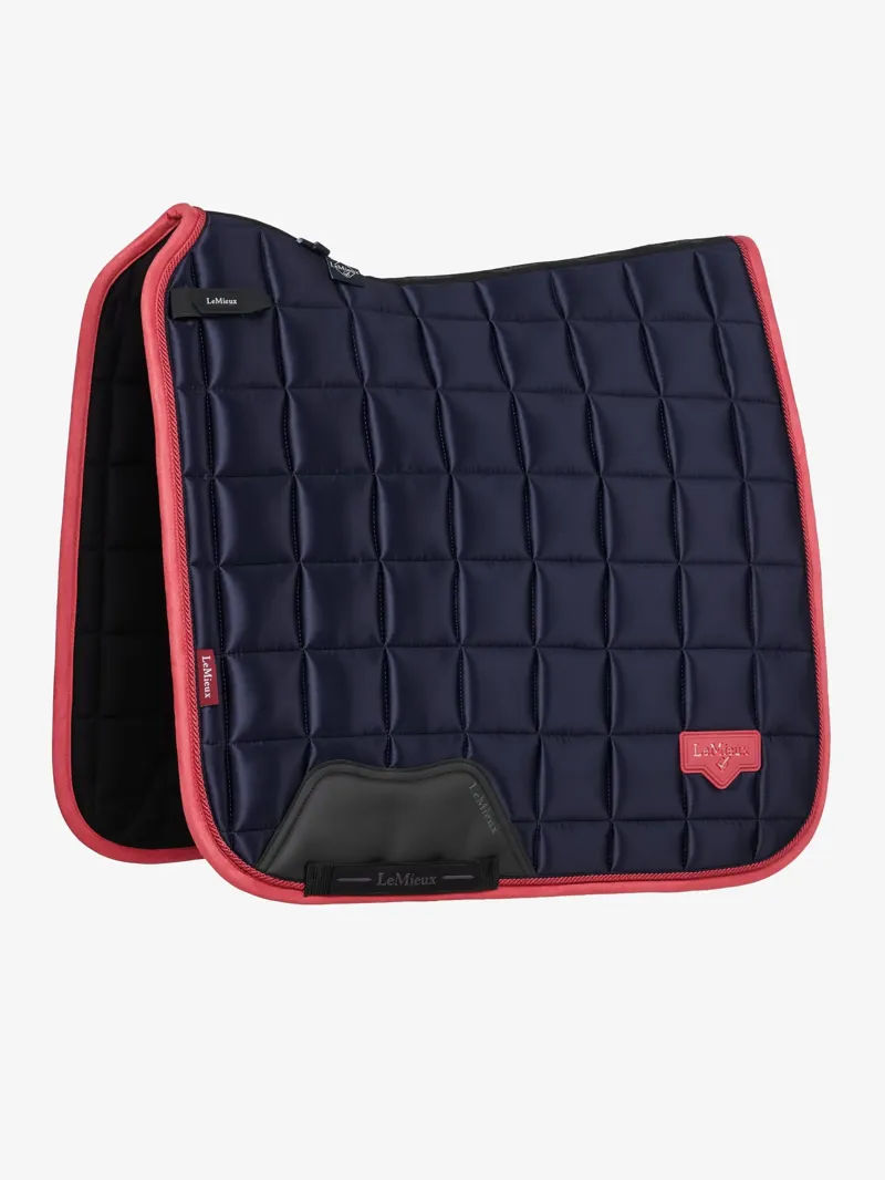 LeMieux Loire Classic Dressage Square in Navy and Cranberry